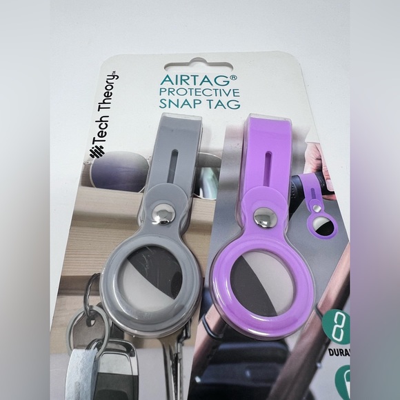 AirTag Protective Snap Tag For Luggage | Pack of 2 - Picture 3 of 3